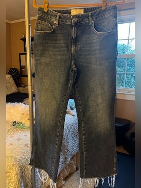 EUC Free People distressed flare jeans